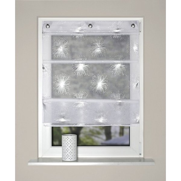 HOME WOHNIDEEN Magnetrollo FELISHA, mit Hakenaufhängung, ohne Bohren und Schrauben, Foliendruck