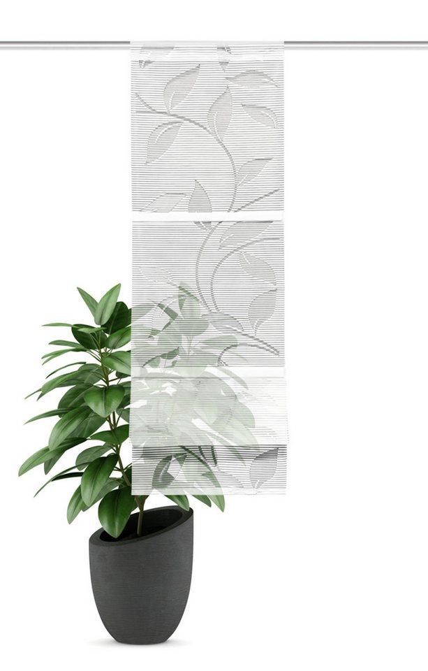 HOME WOHNIDEEN Magnetrollo RANA, mit Stangendurchzug, MAGNETROLLO,BAMBUSOPTIK,AUSBRENNER – Bild 2 von 3