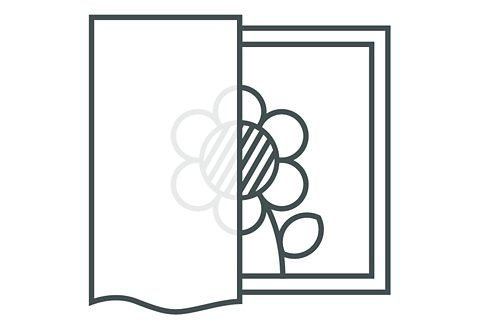 HOME WOHNIDEEN Scheibengardine LEONA, 2 Stück, Kräuselband, halbtransparent (2 St), Kräuselband, halbtransparent, HxB: 125x75 – Bild 3 von 5