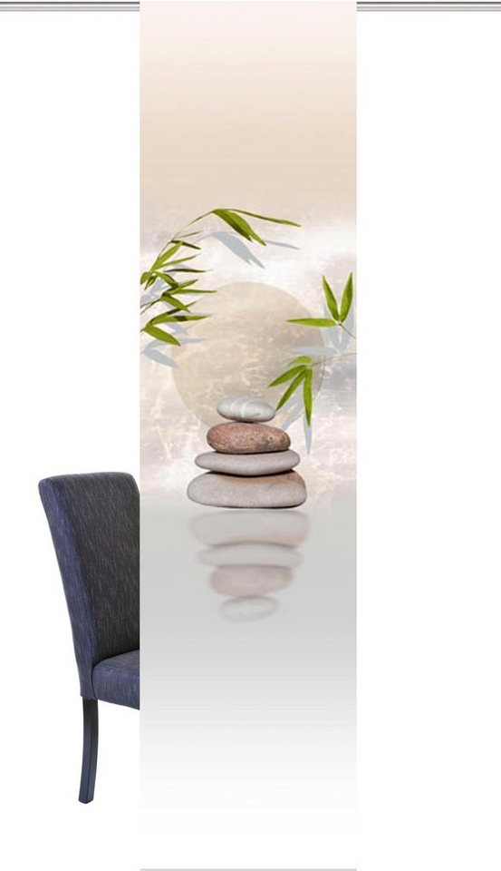 HOME WOHNIDEEN Schiebegardine BENESSA (1 St), Klettband, blickdicht, HxB: 245x60 – Bild 3 von 3