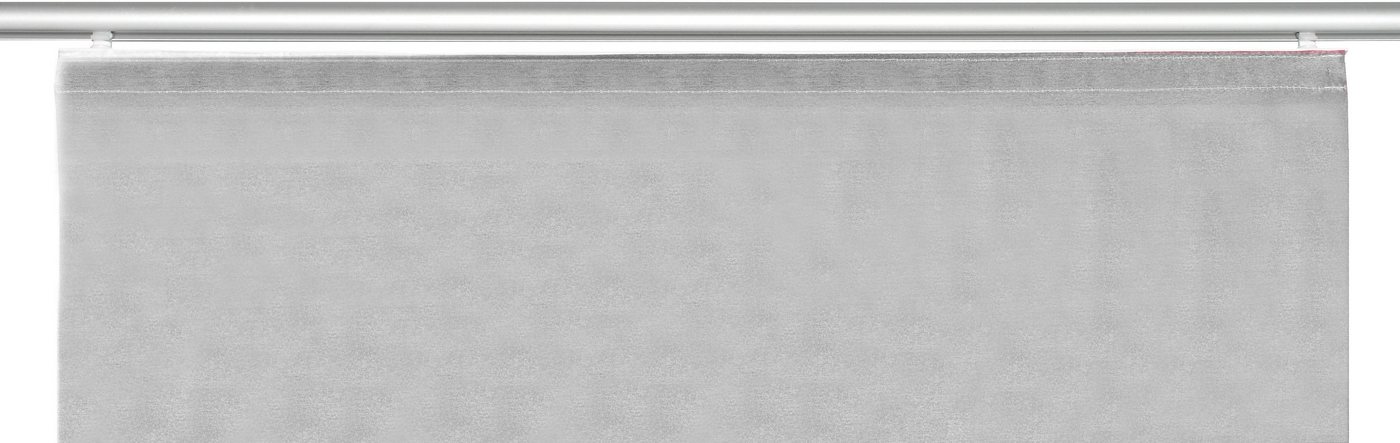 HOME WOHNIDEEN Schiebegardine CAMBRIDGE (1 St), Klettband, blickdicht, HxB: 245x60, inkl. Befestigungszubehör – Bild 3 von 5