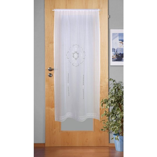 HOME WOHNIDEEN Türvorhang ALEGRA (1 St), Stangendurchzug, halbtransparent
