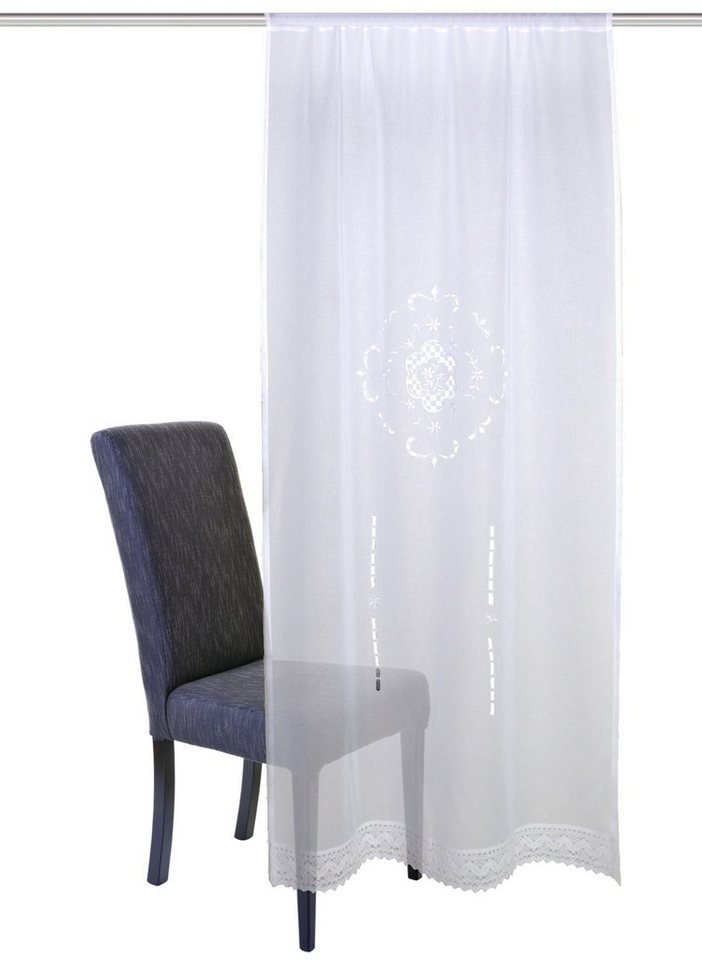 HOME WOHNIDEEN Türvorhang ALEGRA (1 St), Stangendurchzug, halbtransparent – Bild 2 von 5