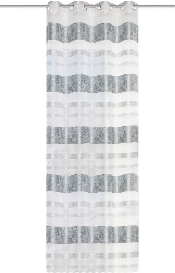 HOME WOHNIDEEN Vorhang KIRAN (1 St), Ösen, blickdicht, HxB: 245x140, Jacquardmusterung – Bild 3 von 5