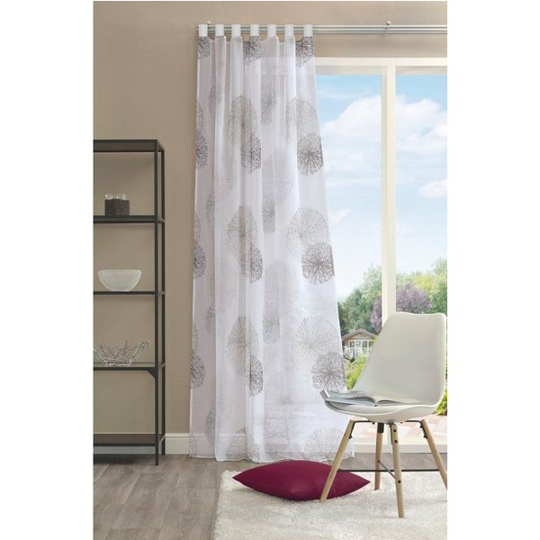 HOME WOHNIDEEN Vorhang RAWLINS (1 St), Schlaufen, transparent, Voile