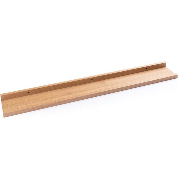 Home4You Wandregal Bilderleiste, Wildeiche Dekor, PVC, MDF, B 80 x H 10 x T 4 cm