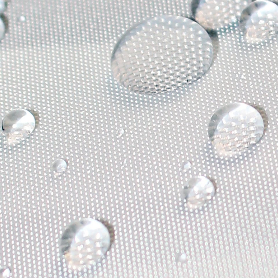 HomeBella Duschvorhang Textil Antischimmel mit Gewicht Schimmelresistent Wasserdicht (Anti-Bakteriell Wasserabweisend Stoff Polyester), Waschbar für Dusche Bade – Bild 5 von 5