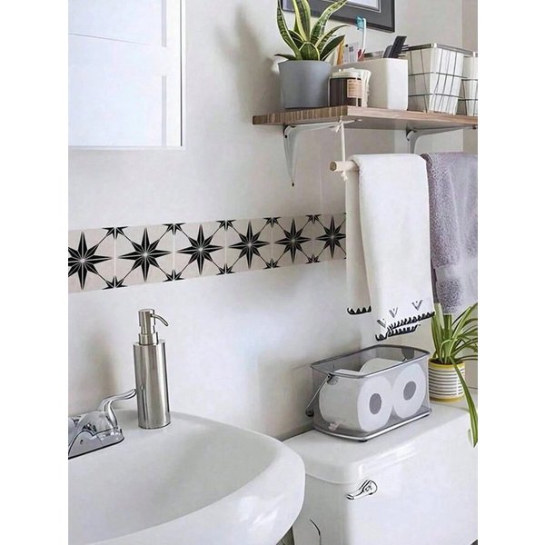 HomeBella Küchenrückwand Selbstklebende, abziehbare Wandtapete in Fliesenoptik, Wasserfeste Tapete für Küche, Bad & Wohnzimmer