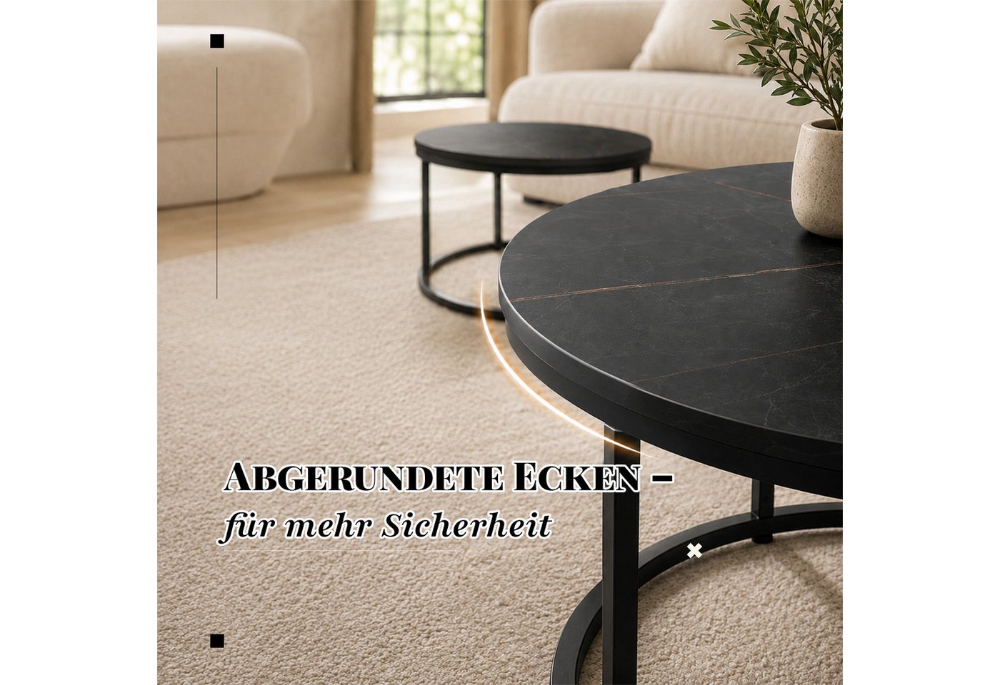 HomeGuru Couchtisch (2-St) – Bild 5 von 5