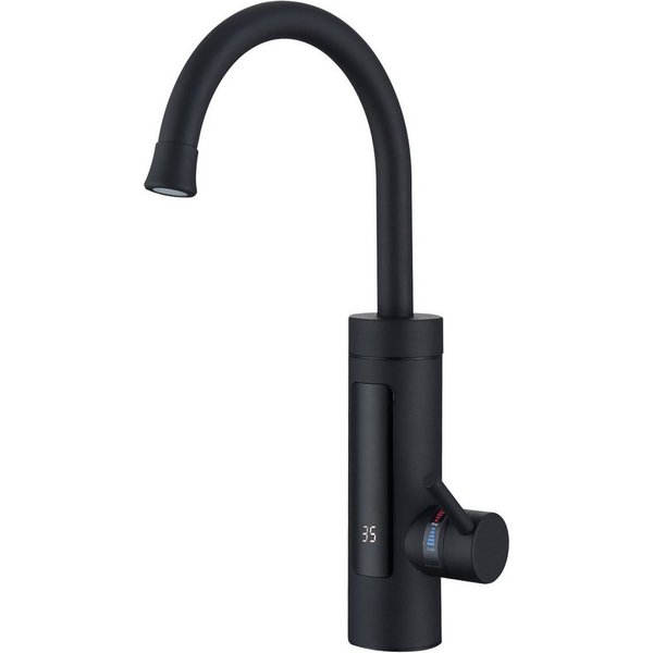 HOMELIVE Küchenarmatur mit durchlauferhitzer,Spültischarmatur küche,küchenarmatur edelstahl Elektrische Durchlauferhitzer,Smart Heater Wasserhahn 360° drehbar