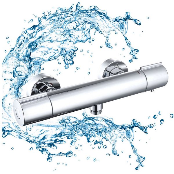 HOMELODY Brausethermostat Thermostat Duschthermostat Sicherheitssperre bei 38°C Mischbatterie