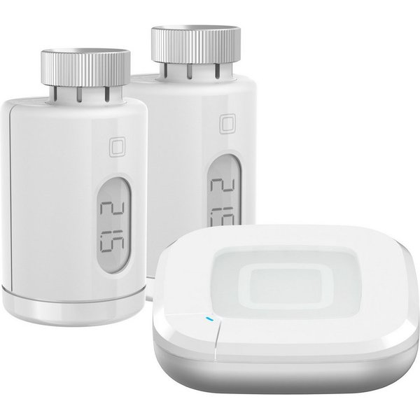 Homematic IP Heizkörperthermostat Starter Set Heizen-pure, (Set, 2x Heizkörperthermostat - pure, 1, Access Point 2)