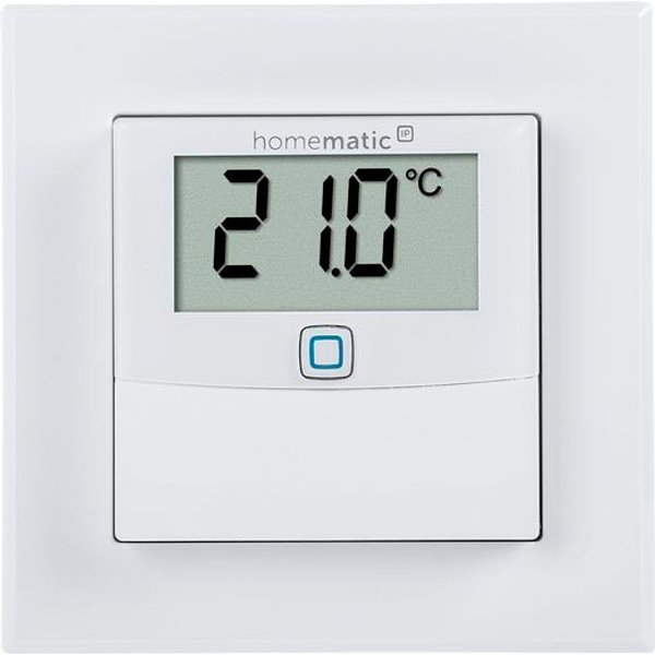 Homematic IP Temp.- und Luftfeuchtigkeitssensor Display –innen (150180A0) Smart-Home-Zubehör
