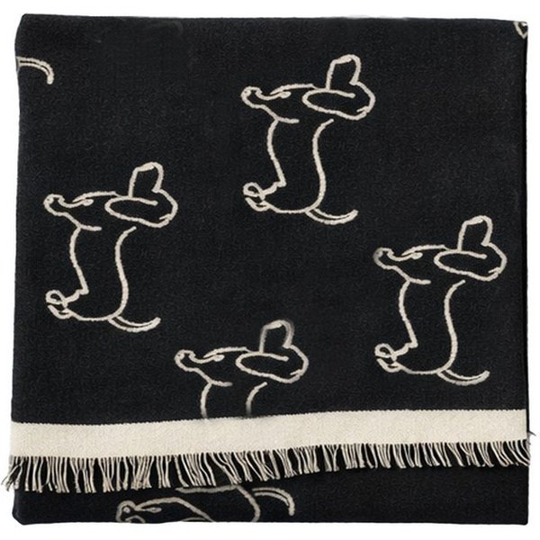 HomeOfSocks Modeschal Dackelschal Damen Herren 100% Viskose 180x85cm ASHINDIA, Weich