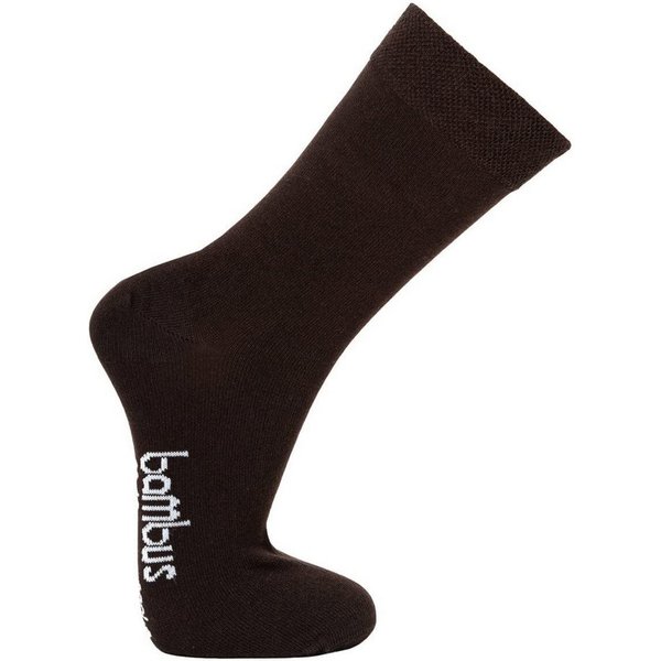 HomeOfSocks Norwegersocken 3 Paar Socken, Bambus, unifarben, Damen & Herren (3-Paar) unifarben, aus Viskose, druckarmer Gummibund