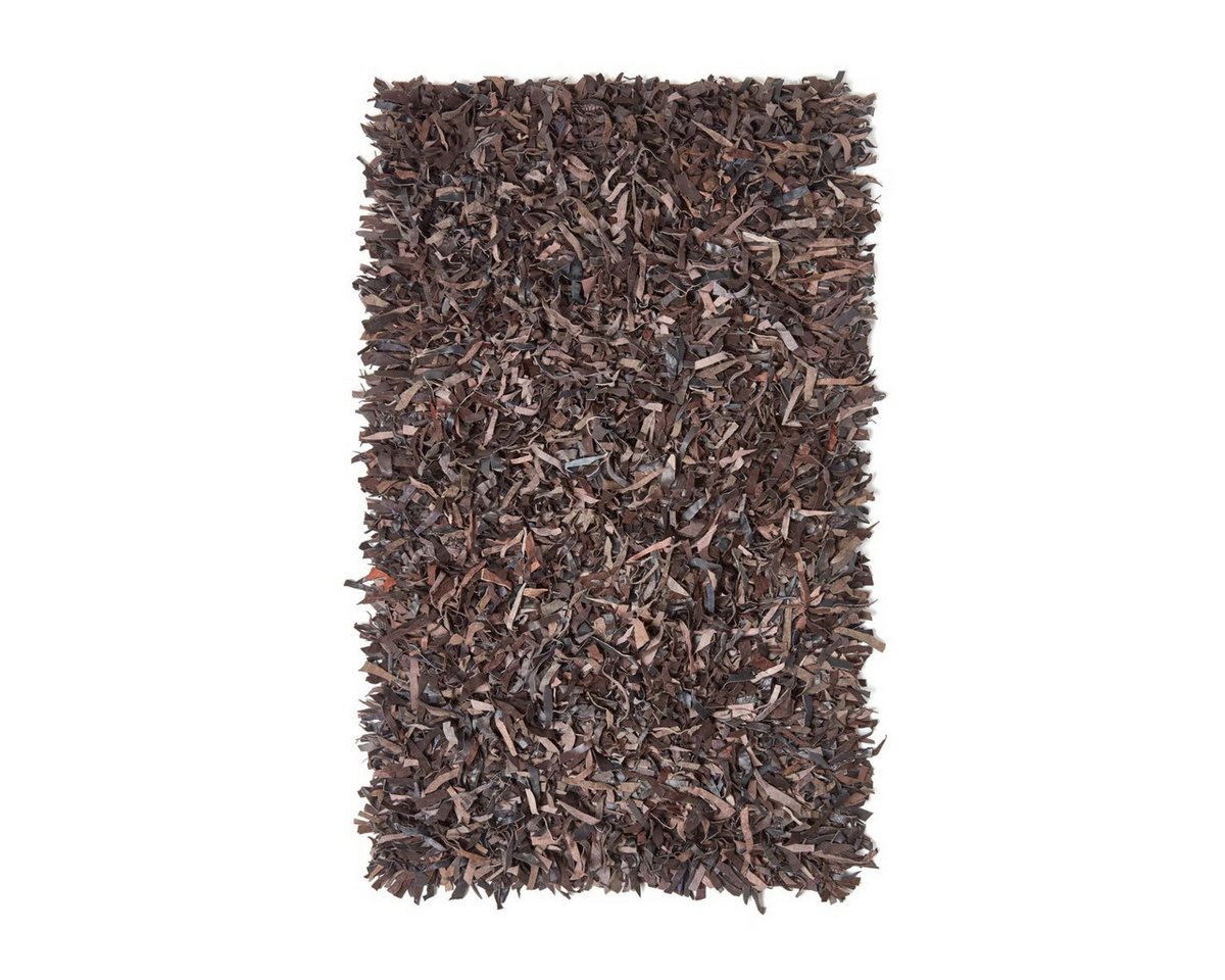 Homescapes Teppich Lederteppich Dallas, dunkelbraun, 90 x 150 cm, Höhe: 20 mm – Bild 2 von 5