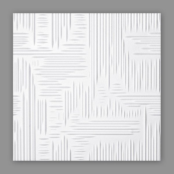 Homestar Deckenplatten Norma, 50 x 50 cm, (Set, 8-tlg., für 2 m) schwer entflammbar, überstreichbar