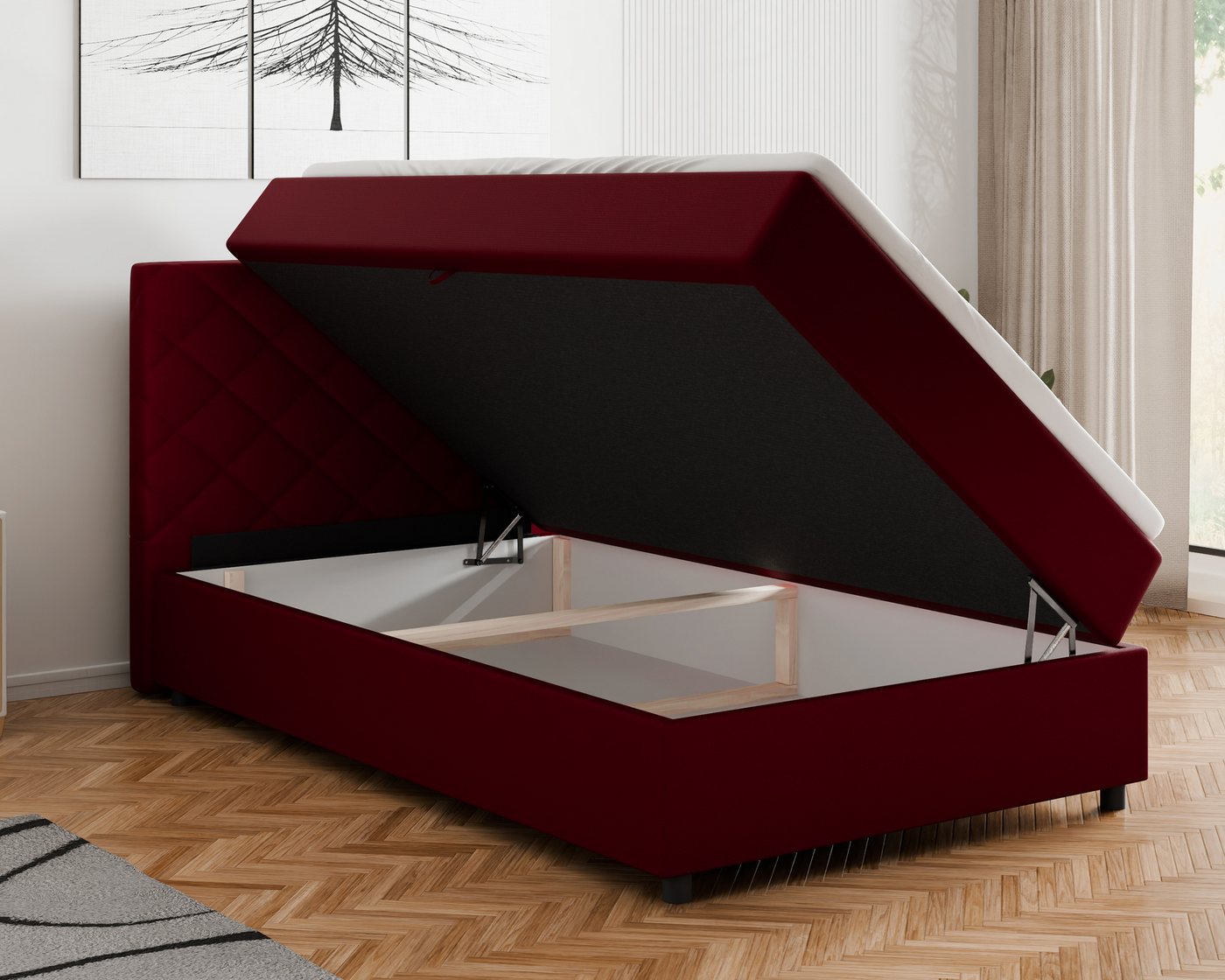 Homesy Boxbett DIAMARO, Stilvolles Design – zeitlose Eleganz – Bild 4 von 5