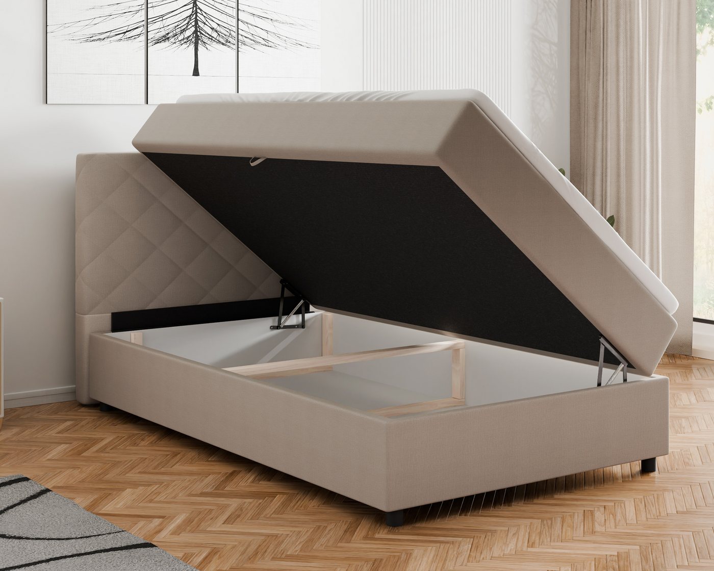 Homesy Boxbett DIAMARO, Stilvolles Design – zeitlose Eleganz – Bild 4 von 5