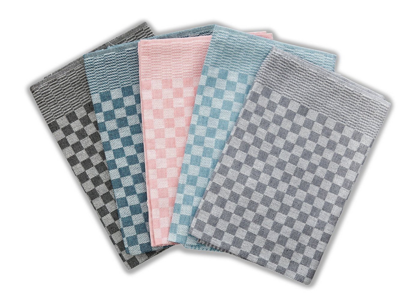 Hometex Premium Textiles Geschirrtuch Trockentuch, Profi-Küchentücher , (10er Set Geschirrtuch Grubentuch, 100% Baumwolle Zwirn, Sehr saugfähig - Premium Qualit – Bild 5 von 5