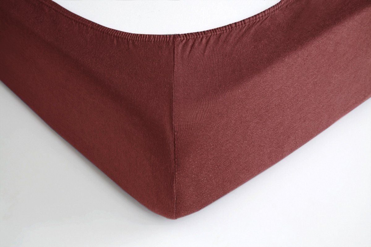 Hometex Premium Textiles Spannbettlaken Boxspringbett Spannbettlaken für hohe Matratzen, Jersey, Gummizug: rundum, Premium Qualität 160 g/m² feinster Baumwolle – Bild 5 von 5