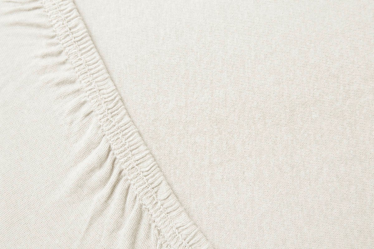 Hometex Premium Textiles Spannbettlaken Jersey Spannbettlaken 100% Baumwolle, Jersey, Gummizug: Rundumgummizug, Premium-Jersey Matratzenhöhe bis 23 cm – Bild 4 von 5