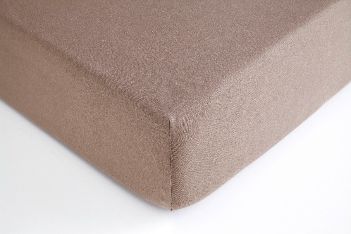 Hometex Premium Textiles Spannbettlaken Jersey Spannbettlaken 100% Baumwolle, Jersey, Gummizug: Rundumgummizug, Premium-Jersey Matratzenhöhe bis 23 cm – Bild 2 von 5