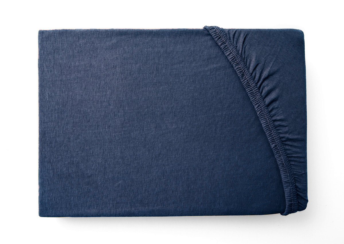 Hometex Premium Textiles Spannbettlaken Jersey Spannbettlaken 100% Baumwolle, Jersey, Gummizug: Rundumgummizug, Premium-Jersey Matratzenhöhe bis 23 cm – Bild 3 von 5