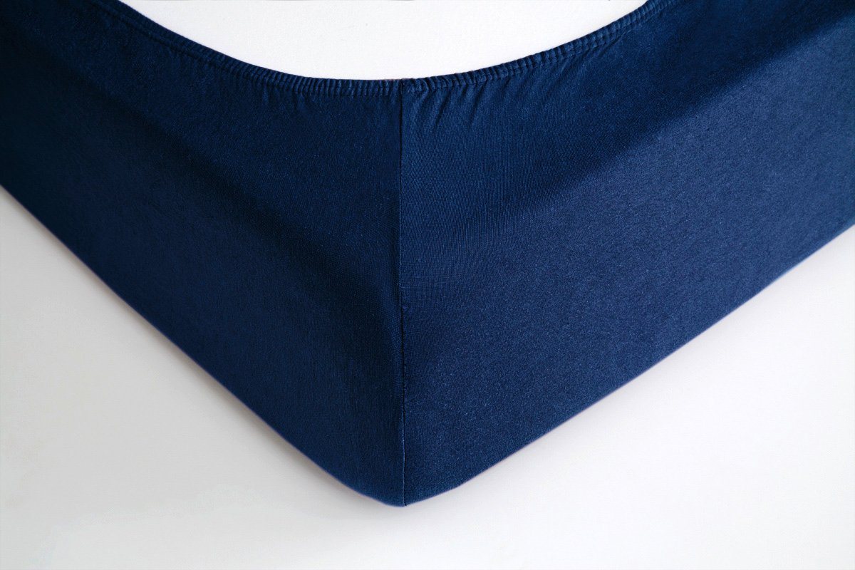 Hometex Premium Textiles Spannbettlaken Jersey Spannbettlaken 100% Baumwolle, Jersey, Gummizug: Rundumgummizug, Premium-Jersey Matratzenhöhe bis 23 cm – Bild 5 von 5