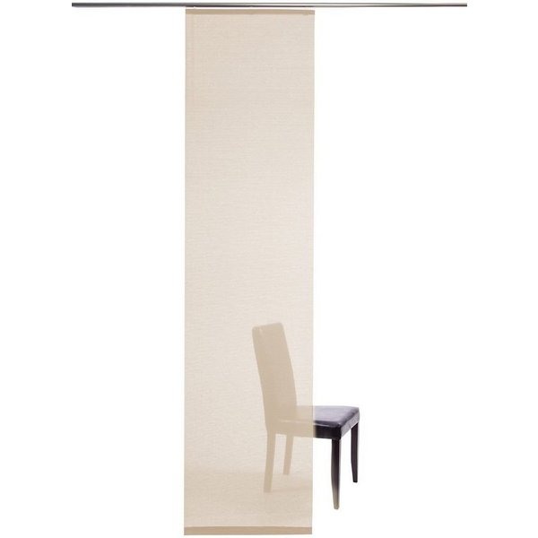HOMING Schiebegardine Manhattan (1 St), Klettband, transparent, modern, Wohnzimmer, Schlafzimmer
