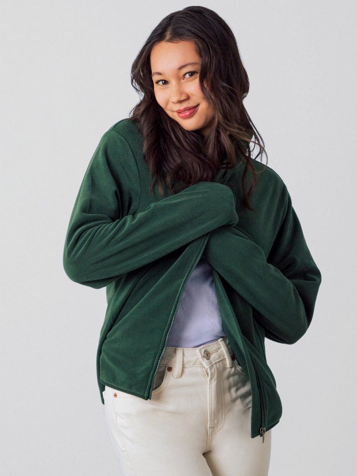 HONEST BASICS Fleecejacke Damen Polar Zip Jacket – Bild 2 von 5