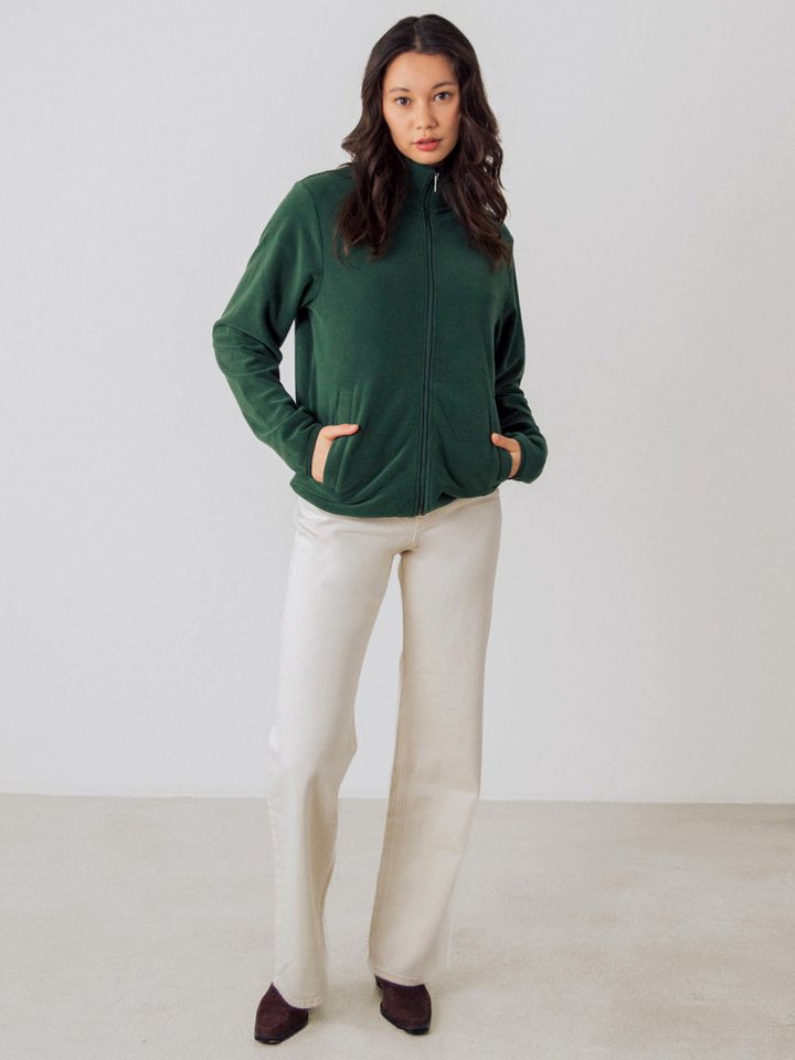 HONEST BASICS Fleecejacke Damen Polar Zip Jacket – Bild 4 von 5