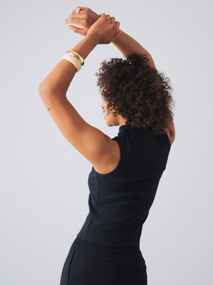 HONEST BASICS Tanktop Mock-Top aus Bio- und recycelter Baumwolle – Bild 5 von 5