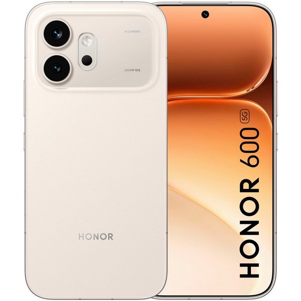 Honor 600 8+256GB Smartphone (16,69 cm/6,57 Zoll, 256 GB Speicherplatz, 200 MP Kamera)