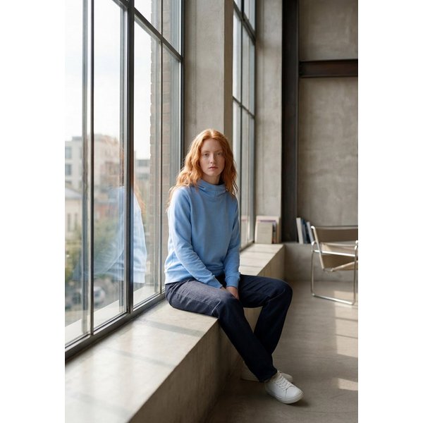 salzhaut Hoodie SUTSCHE Damen Regular Fit salzhaut Kapuzenpullover – bequemer Fit und nordisch klares Design