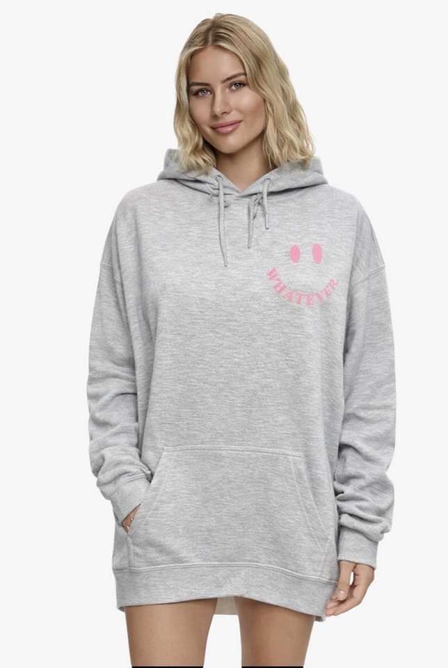 Worldclassca Hoodie Worldclassca Oversized WHATEVER Hoodie Kapuzenpullover Sweatshirt Neue Kollektion - Stilvolle und gemütliche Casual Mode für Damen – Bild 2 von 2