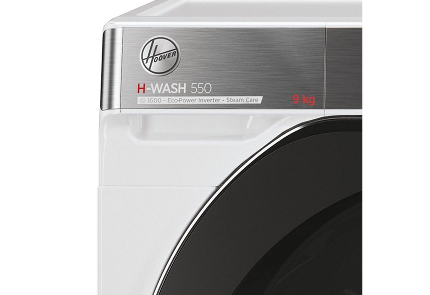 Hoover Waschmaschine H5WPB69AMBC/1-S, 9 kg, 1600 U/min, hOn App / Wi-Fi + Bluetooth, Dampf-Funktion, Mengenautomatik Plus – Bild 3 von 5