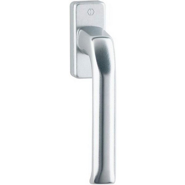 HOPPE Fensterbeschlag London 013/U34, Dreh-/Kipp-Fenstergriff (Stift 32 mm) - silberfarben
