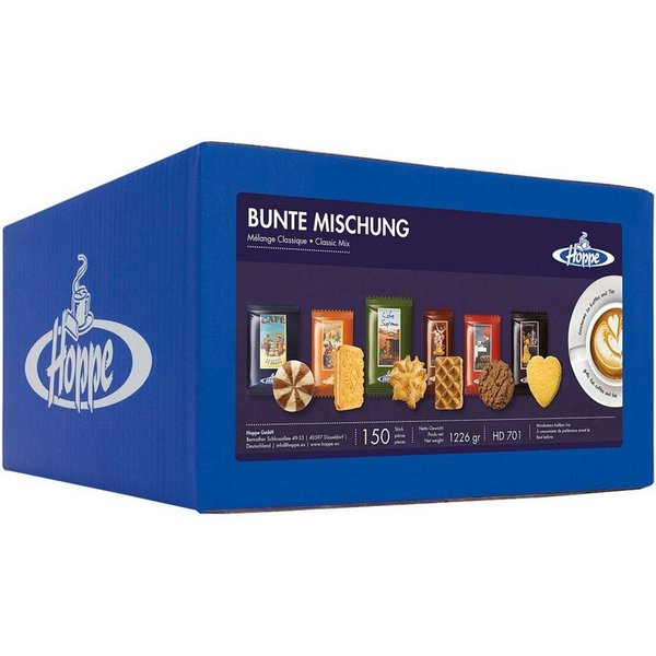 HOPPE Kekse Bunte Mischung, 150 Stück