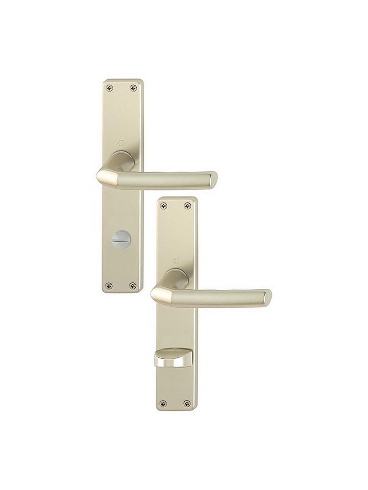 HOPPE Türgriffpaar Birmingham, Drücker außen, Aluminium – Bild 2 von 3