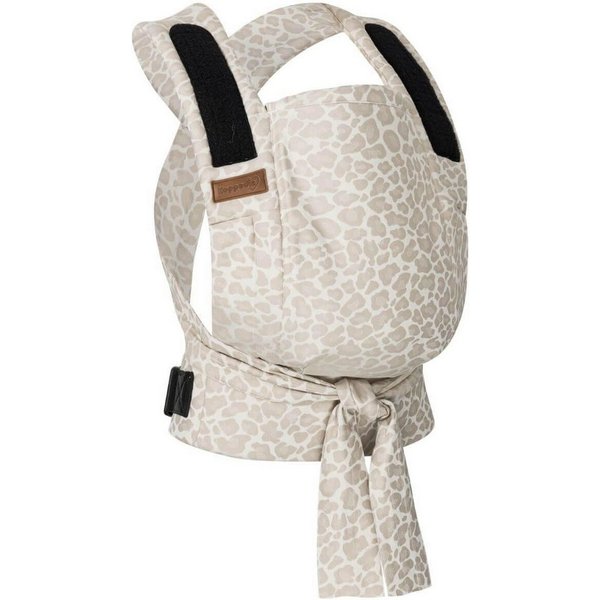 Hoppediz Babytrage Bondolino b.pure, Komforttrage ab Geburt (3 - 20 kg) Bauchtrage, Rückentrage & Hüfttrage