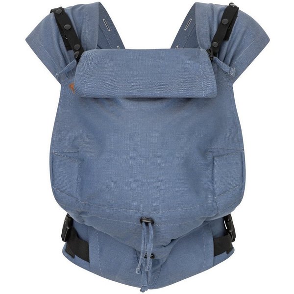 Hoppediz Babytrage Primeo, ab Geburt (2,5 kg) Bauchtrage & Rückentrage aus 100 % Bio-Baumwolle