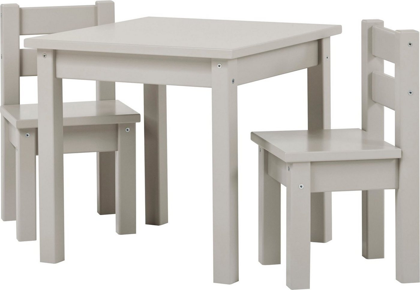 Hoppekids Kindersitzgruppe MADS Kindersitzgruppe, (Set, 3-tlg., 1 Tisch, 2 Stühle), in vielen Farben, mit zwei Stühlen – Bild 2 von 5