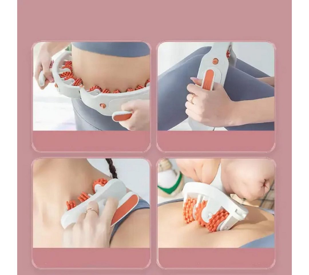 HOPS Massagegerät Manuelles Anti-Cellulite-Massagegerät mit abnehmbaren Griffen, Fördert Durchblutung & Hautstraffung, In 3 Farben erhältlich, Für Bauch, Beine, – Bild 3 von 5