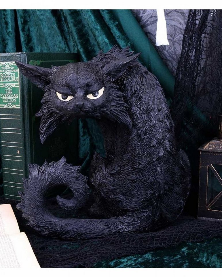 Horror-Shop Dekofigur Große Spite Hexenkatze als Gothic & Halloween Deko – Bild 5 von 5