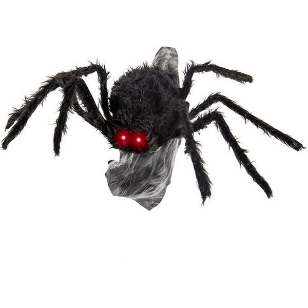 Horror-Shop Dekoobjekt Große springende Spinne mit Licht & Soundeffekte 7