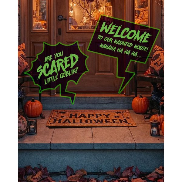 Horror-Shop Dekoobjekt Halloween Geräuschmatte als Schreck & Soundeffekt
