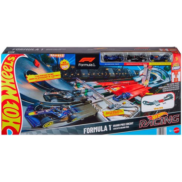 Hot Wheels Autorennbahn Racing Formel 1 Grand Prix Rennstrecke