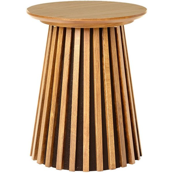 House Nordic Couchtisch Osaka Ecktisch Ø40cm Eichenfurnier. (1-St)