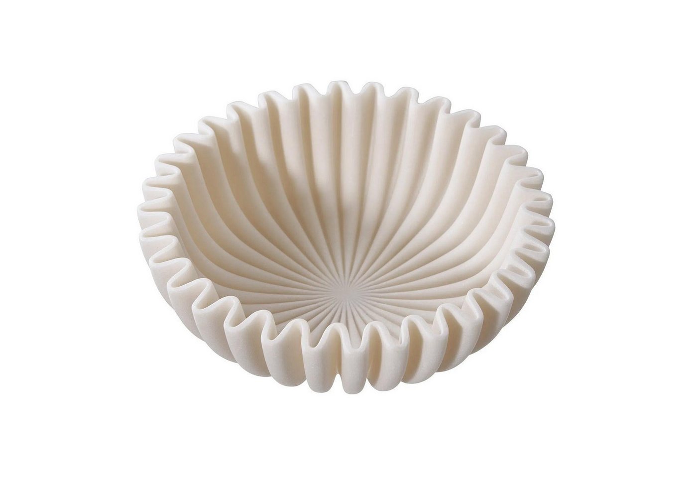 House Nordic Dekoschale BOWLA, Ø 20 x H 6,5 cm, Beige, (1 St) – Bild 4 von 5